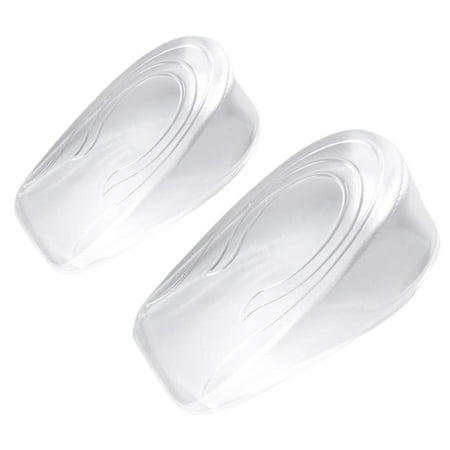 2x Heel Lift Insert Shock Absorption Invisible Nonslip Leg Length Discrepancies Heel Cushion Inserts for Running Dancing Sneakers High 2cm