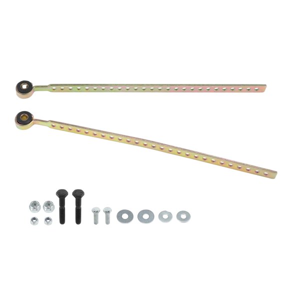 2x Height Control Valve Linkage, 14" Max Adjustable Strap Linkage for Haldex 48100367, for Neway SRK503, for Automann MSRK1252, Air Suspension Leveling for Trucks Tractors