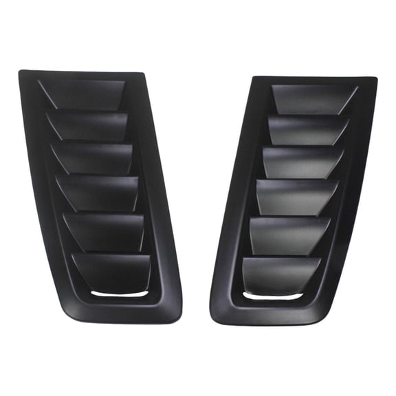 2x Hood Vent Bonnet Air Vent Hood Cover Air Intake Louvers Hoods Vents for Focus RS Style Car Exterior Parts Decorative