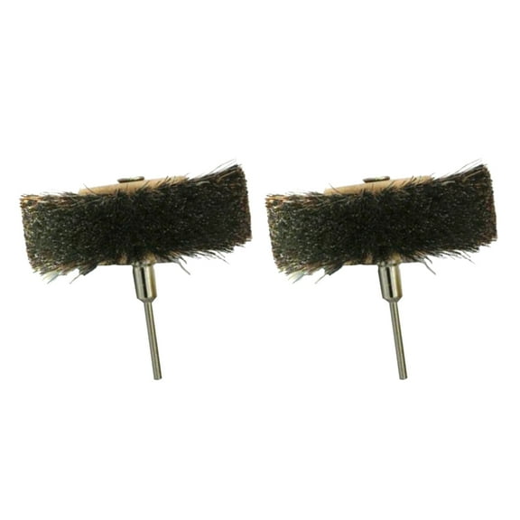 2x Horse Hair Wheel Polishing Buffer for Polisher Drill Bit