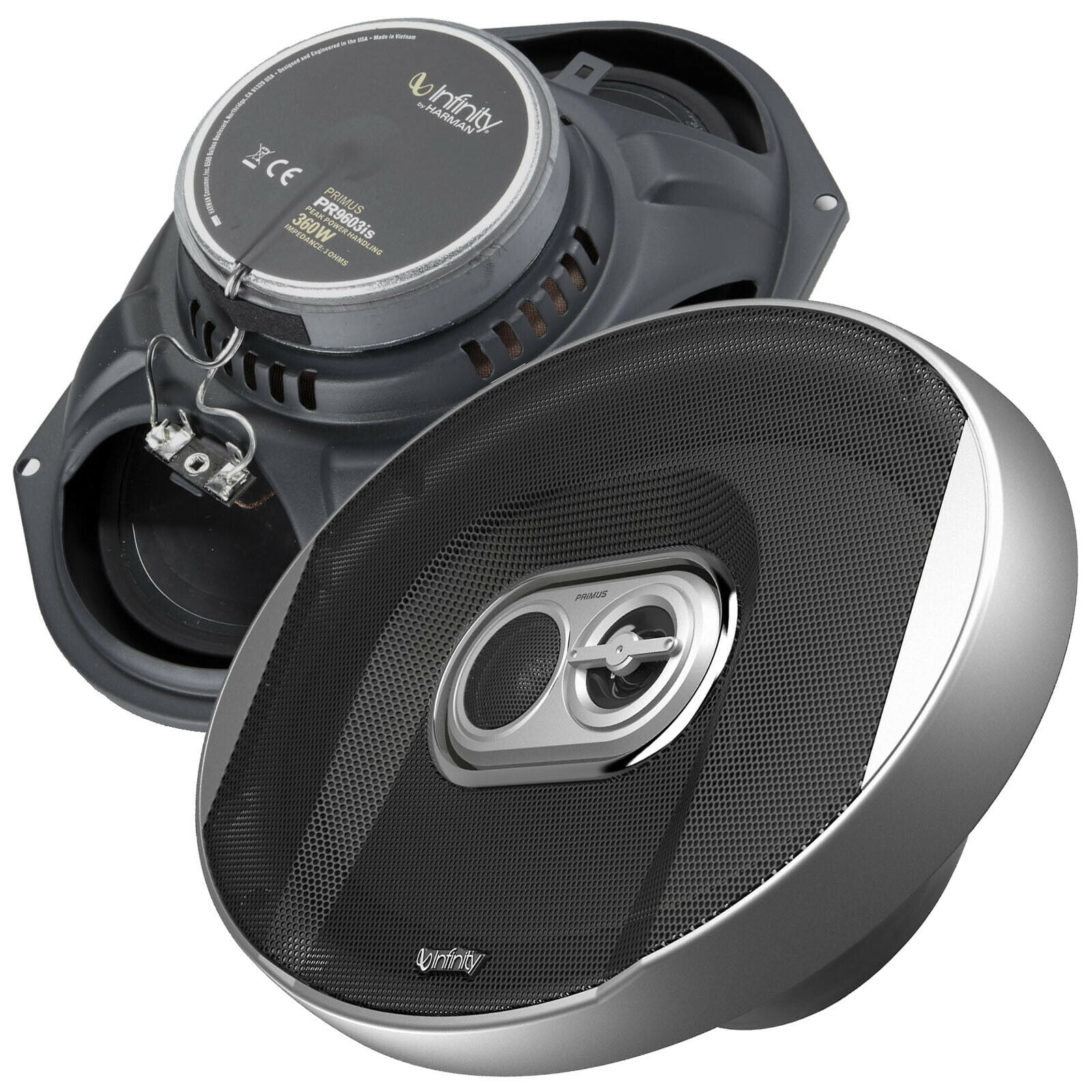 2x Infinity PR9603IS PRIMUS 360 Watts 3-Ohm 6