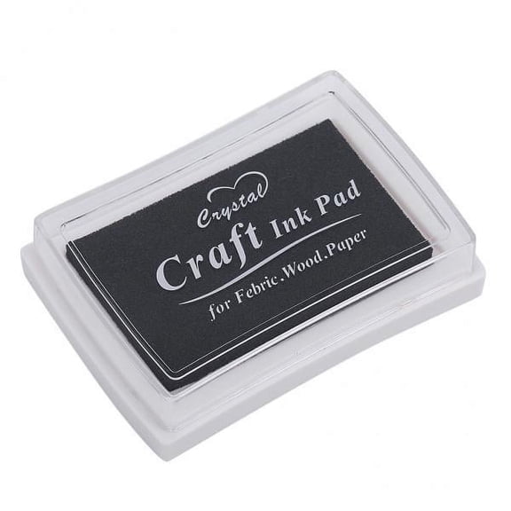 2x Ink Pad Stamp Pad Finger Print for Paper Crafts Painting Birthday