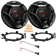 2x JVC CS-DR621 drvn DR Series 6.5" 300W Max Power 2-Way Coaxial Speakers, 2x Speaker Wire Harness, 5.25" or 6.5" Speaker Mounting Bracket Adaptor, Pry Tool Set Fits Select 1995-2009 GM Vehicles