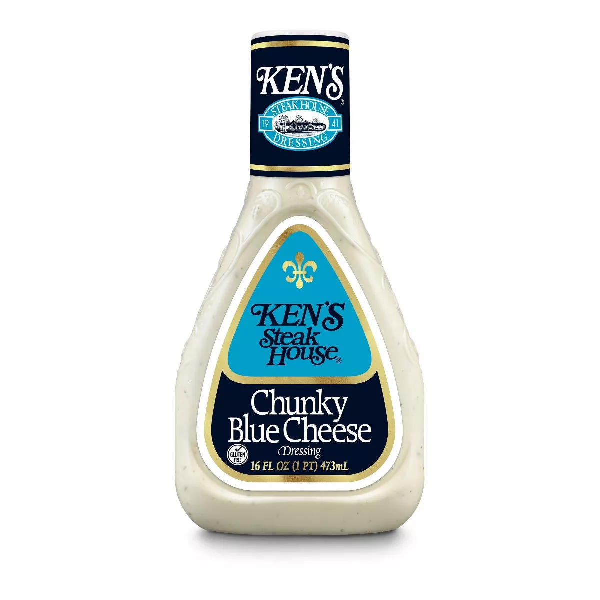 2x-Ken's Steak House Chunky Blue Cheese Salad Dressing - 16fl oz