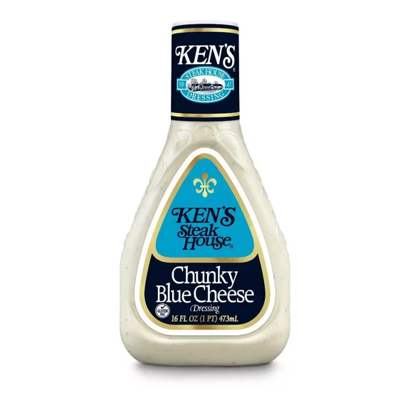 2x-Ken's Steak House Chunky Blue Cheese Salad Dressing - 16fl oz