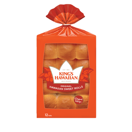 2x-King's Hawaiian Original Hawaiian Sweet Rolls 12 Count