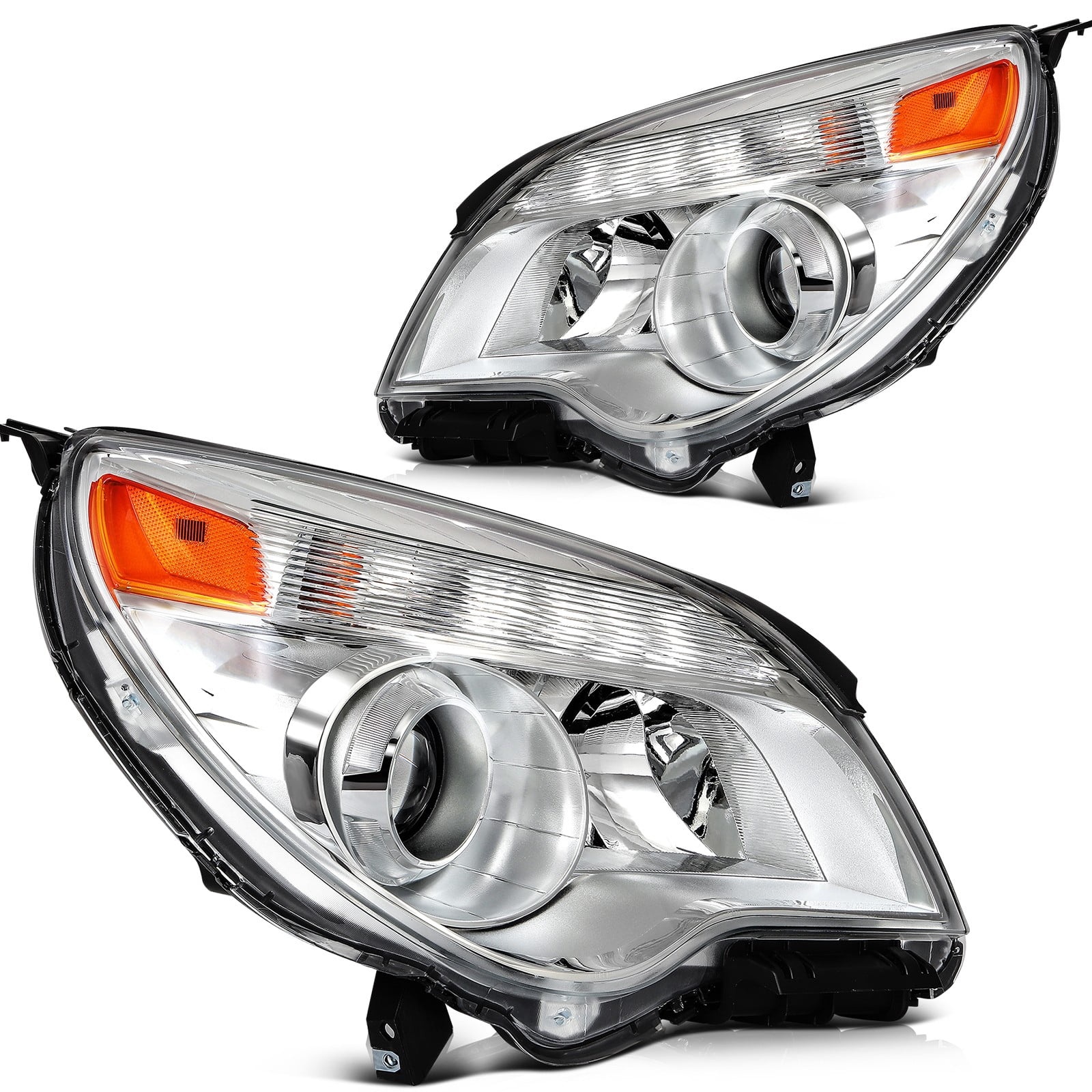 For 2005-2009 Chevrolet Equinox Headlights Assembly LED DRL Chrome