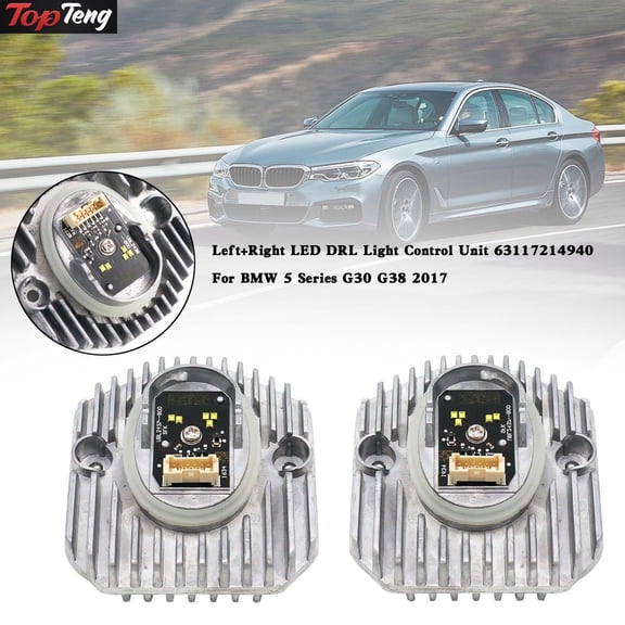 2x LED DRL Light Control Unit 63117214939/40 For BMW 5 Series G30 G38 2017-