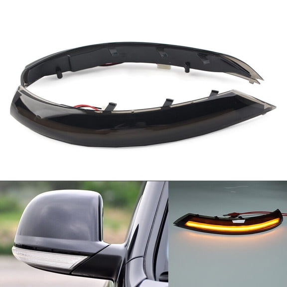 2x LED Dynamic Side Mirror Turn Signal Indicator Light Lamp For VW Touareg 02-06