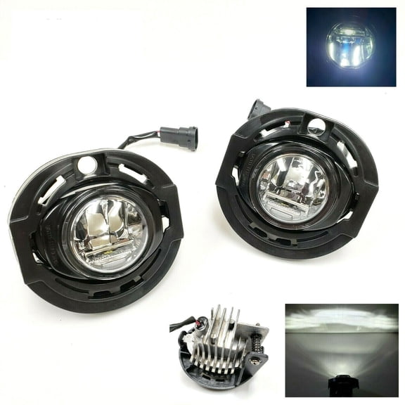 2x LED Fog Lights Lamp For 2015-2019 Dodge Charger SRT Jeep Grand Cherokee Chrysler Pacifica 2017-2019 Chrysler 300 OEM# 68228884AC 68228884AC