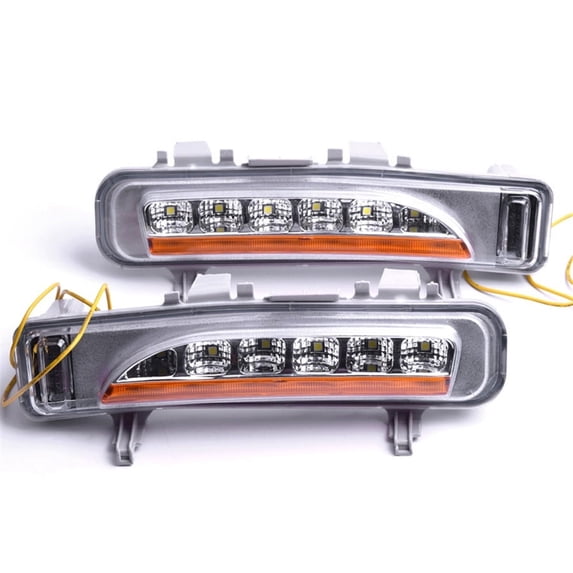 2x LED Front Bumper Fog Light Turn Signal For Edge 2011 2012 2013 2014 SUV