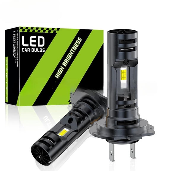 2x LED H7 Headlight Car Auto Lamp Bulb Replacement 60W 6000LM 1:1 Orignal Size 600% Brighten 6000K Kit