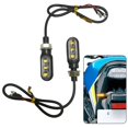thumbnail image 1 of 2x LED Motorcycle Turn Signal Flowing Amber Light Blinker Indicator Lamp, 1 of 8