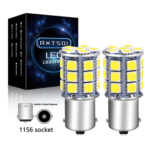 2x LED light bulbs For Craftsman riding mower tractor headlamp bulb Sears 4152j