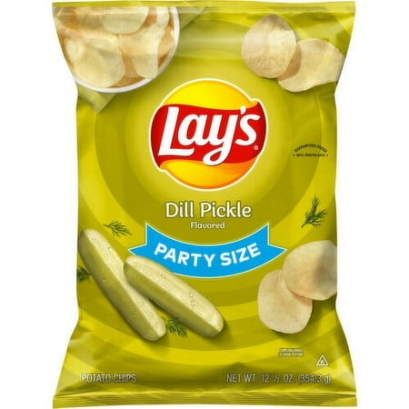 2x-Lay's Potato Chips Dill Pickle Flavored 12 1/2 Oz(packaging may vary)