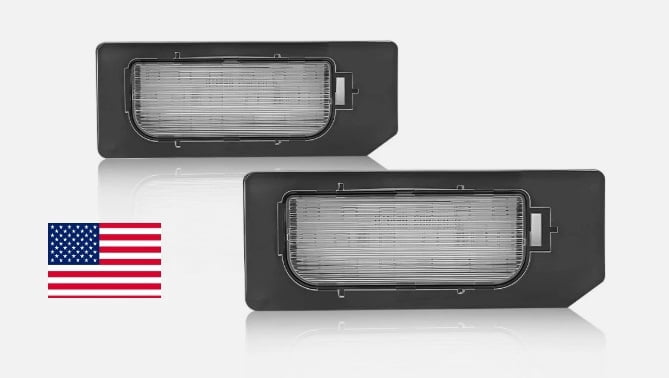 2x License LED Plate Light Lamp 8341A132 Fit 2011- 2025 Outlander Mitsubishi Sport