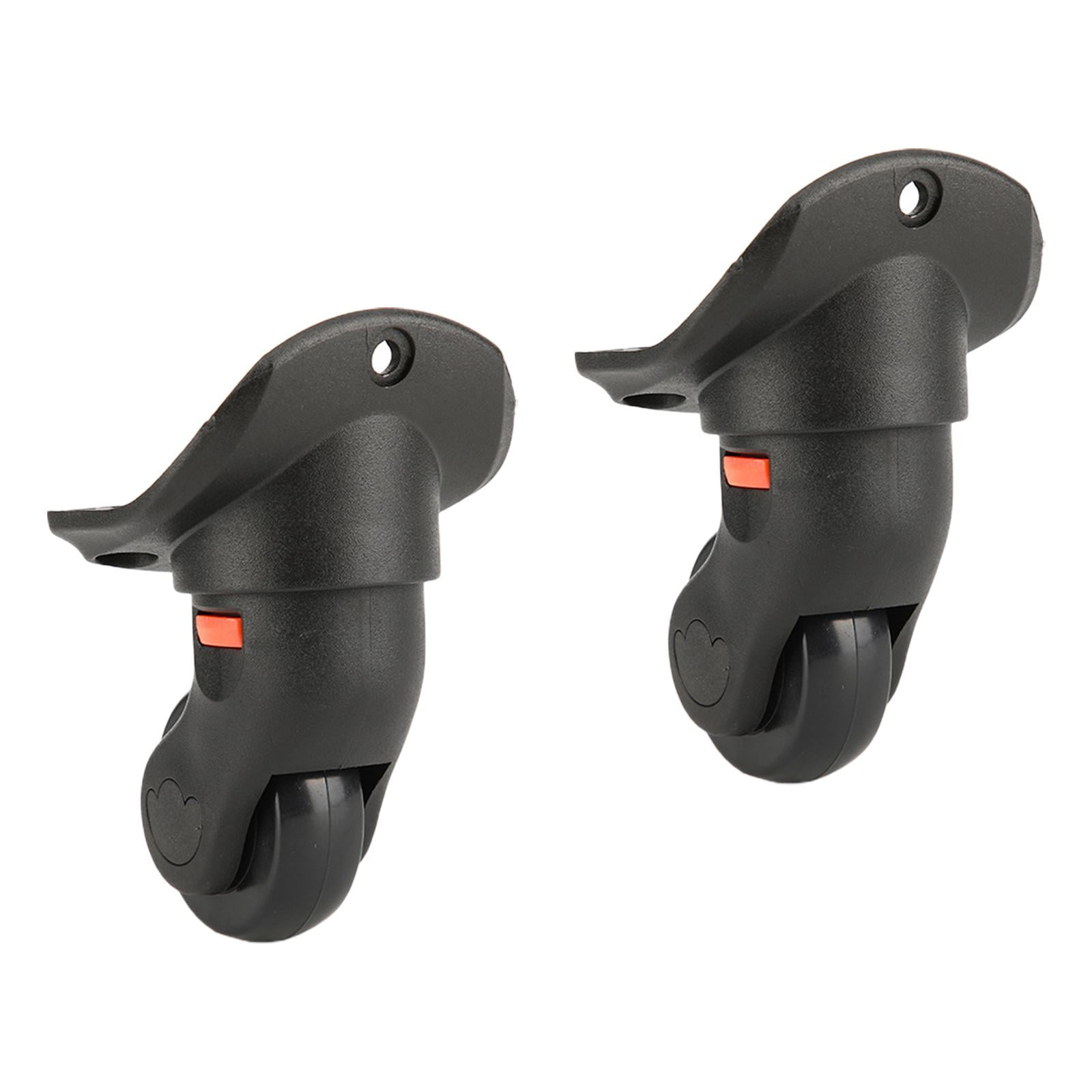2x Luggage Wheels Repair Durable Dual Rollers Suitcase Wheels Swivel