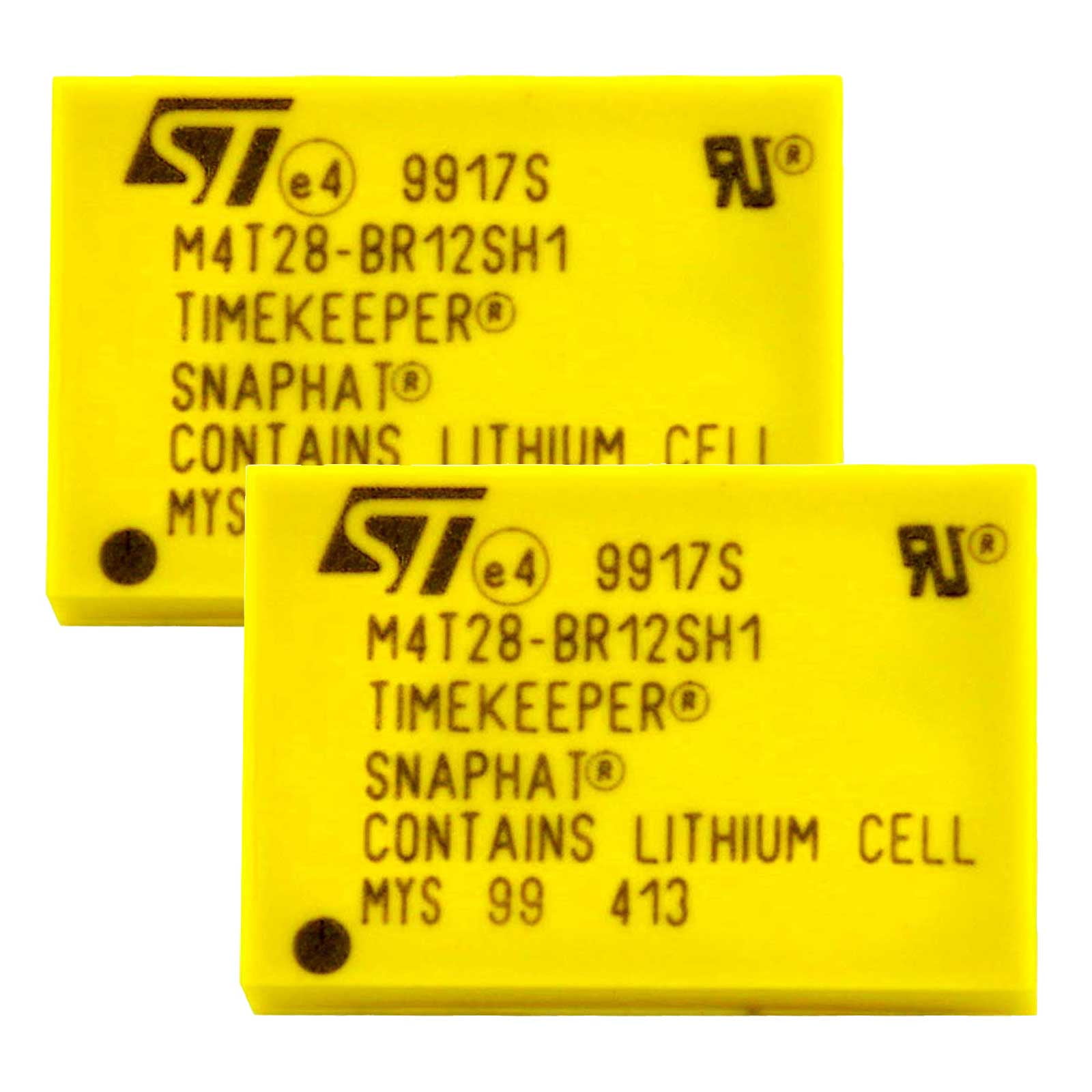 2x M4T28-BR12SH1 Battery Backup Compatible with General Electric Ge 197230 AS-3