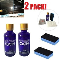 2x MR.FIX 9H Ceramic Coating for Cars – Nano Glass Polish with H9 Hardness, Super Hydrophobic & Scratch Resistant Auto Paint Sealant for High Gloss & Long-Term Protection