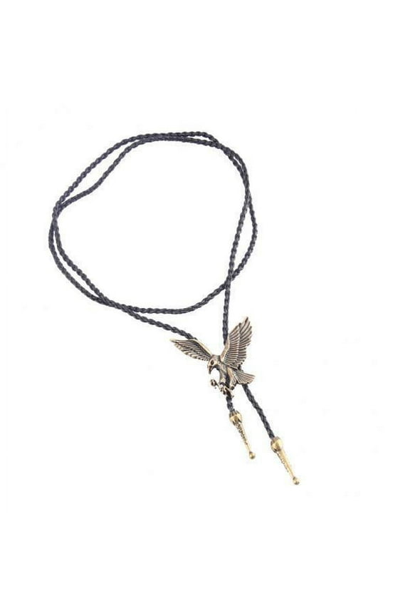 2x Men Vintage Western Cowboy Eagle Ties Rodeo Dance PU