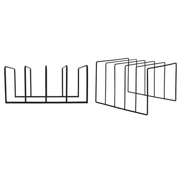 2x Metal Vinyl Record Display Shelf Turntable Storage Shelf Exhibit Stand Holder B & A