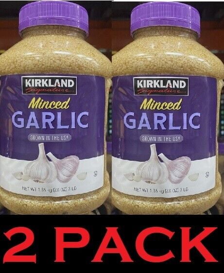 2x  Minced 100% California Garlic 48 Ounces Bottle - 2 PACK