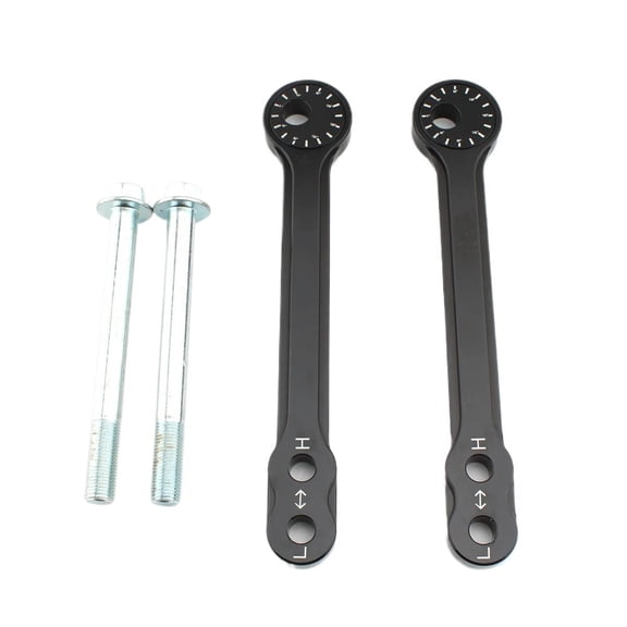2x Motorcycle Rear Suspension Linkager Lowering Kit Adjustable For Kawasaki Ninja 400 250 Z400 Z250 2013-2023