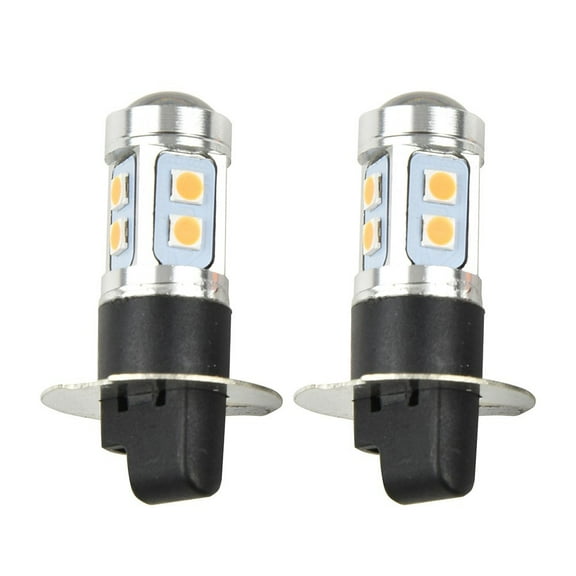 2x NEW H3 100W High Power LED 3000K Yellow Fog Light Driving Bulb DRL