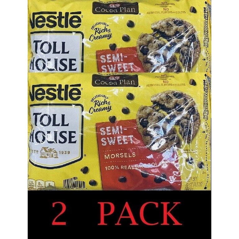 2x Nestle Toll House Semi Sweet Morsels Baking Chocolate Chips