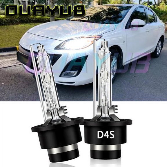 2x New D4S Xenon HID Headlight Bulbs 6000K Replace set For Lexus RX450h 2010-2015