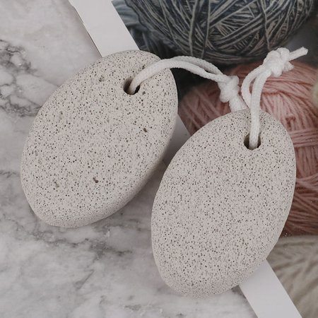 2x New Pumice Stone Foot Care Scrub Dead Hard Skin Callus Remover Pedicure Tool