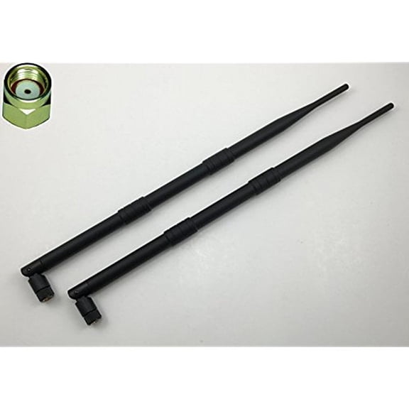 2x OEM Foscam Wireless Range 9 db dbi Antenna Booster IP Camera Black FI8910W Quick USA Shipping