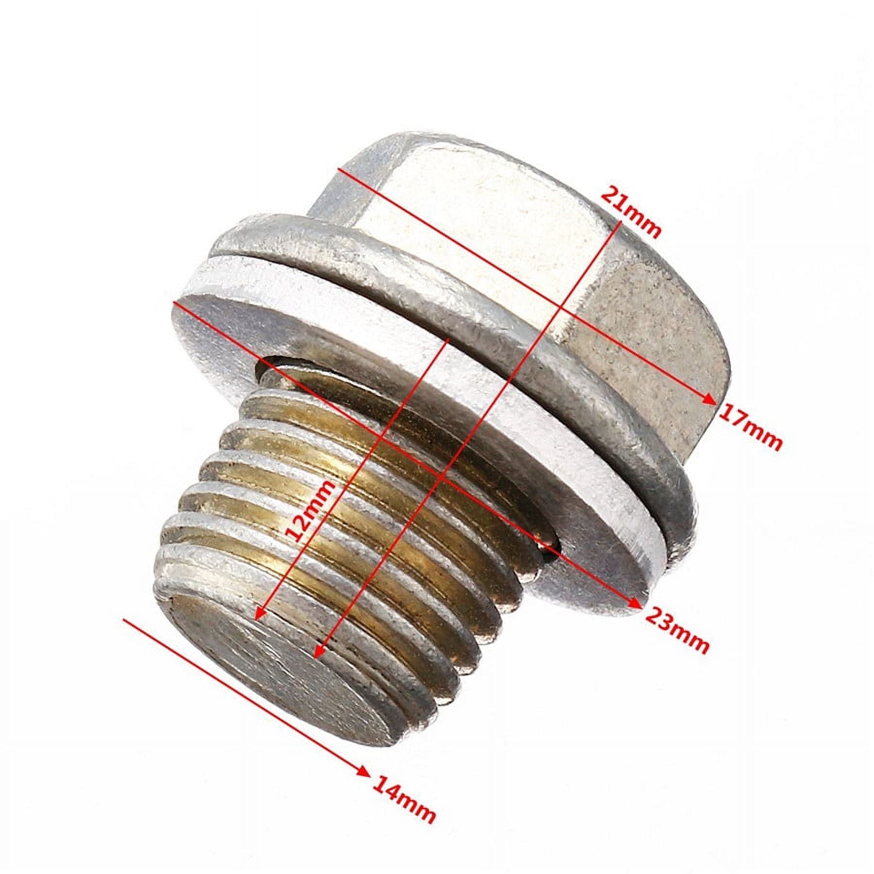 Engine Oil Pan Drain Bolt Plug Washer - 90009-R70-A00 For Acura Honda Accord