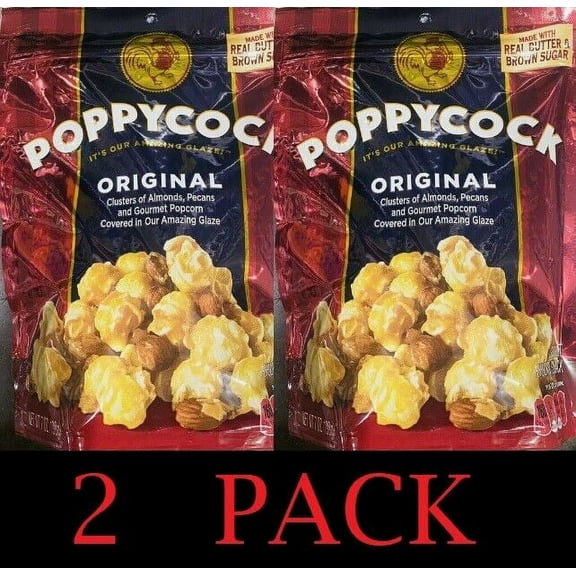 2x Orville Redenbacher POPPYCOCK ORIGINAL Gourmet Popcorn Clusters 7 Oz - 2 PACK