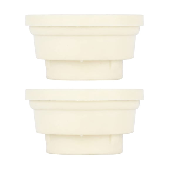 2x Outside Pool Ladder Bumpers for Inground Pool Ladder Rubber End Caps for Standard Swimming Pool Ladder Tubing