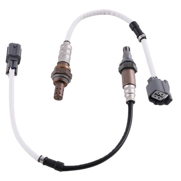 2x Oxygen O2 Sensor Set for 2005-2006 Honda CR-V 2.4L, 1x Upstream 234-9064 & 1x Downstream 234-4352, Stainless Steel Engine Exhaust Emission Control Sensor, 4-Wire Type