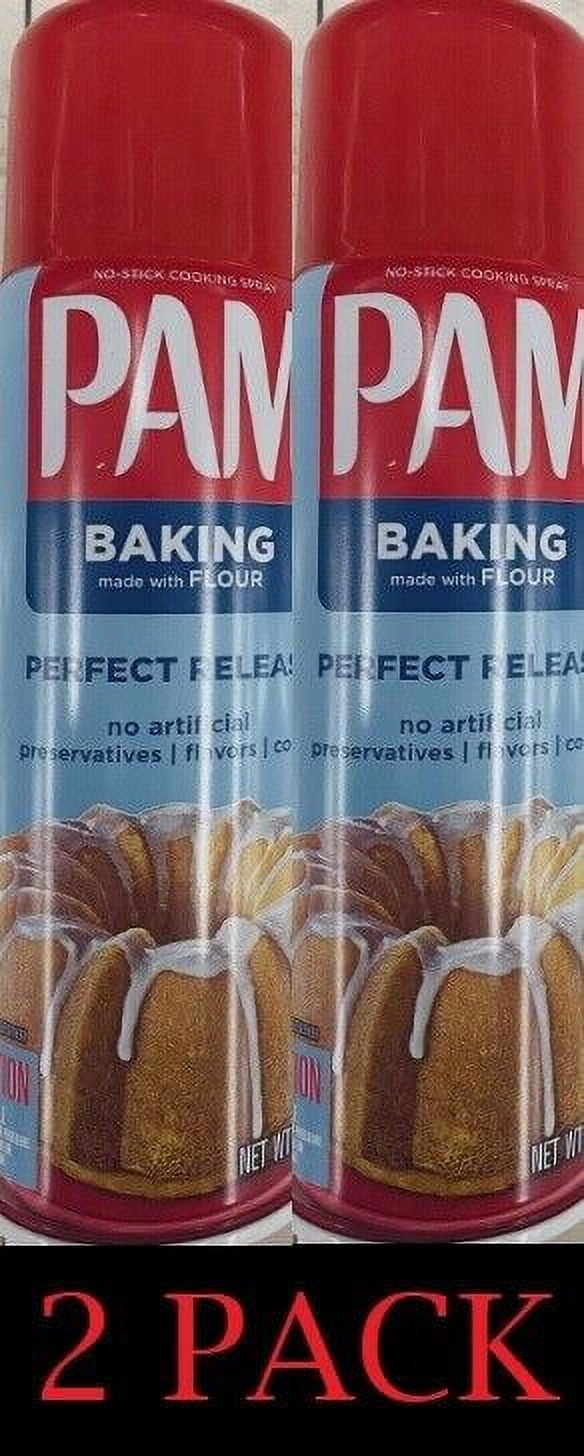 2x PAM Perfect Release Non Stick Cooking Baking Spray Made with FLOUR 5