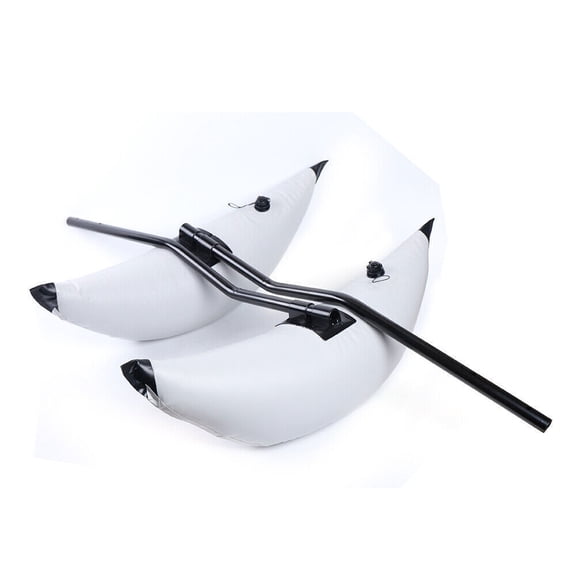 2x PVC Inflatable Outrigger Kayak Canoe Fishing Boat Stabilizer Sidekicks Kit 35.04''x10.83''