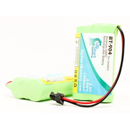 2x Pack - AT&T 17 Battery - Replacement for AT&T Cordless Phone Battery (1200mAh, 2.4V, NI-MH)