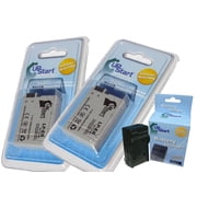 2x Pack - Canon EOS Rebel T5i Battery + Charger - Replacement for Canon LP-E8 Digital Camera Battery and Charger 1200mAh, 7.2V, Lithium-Ion
