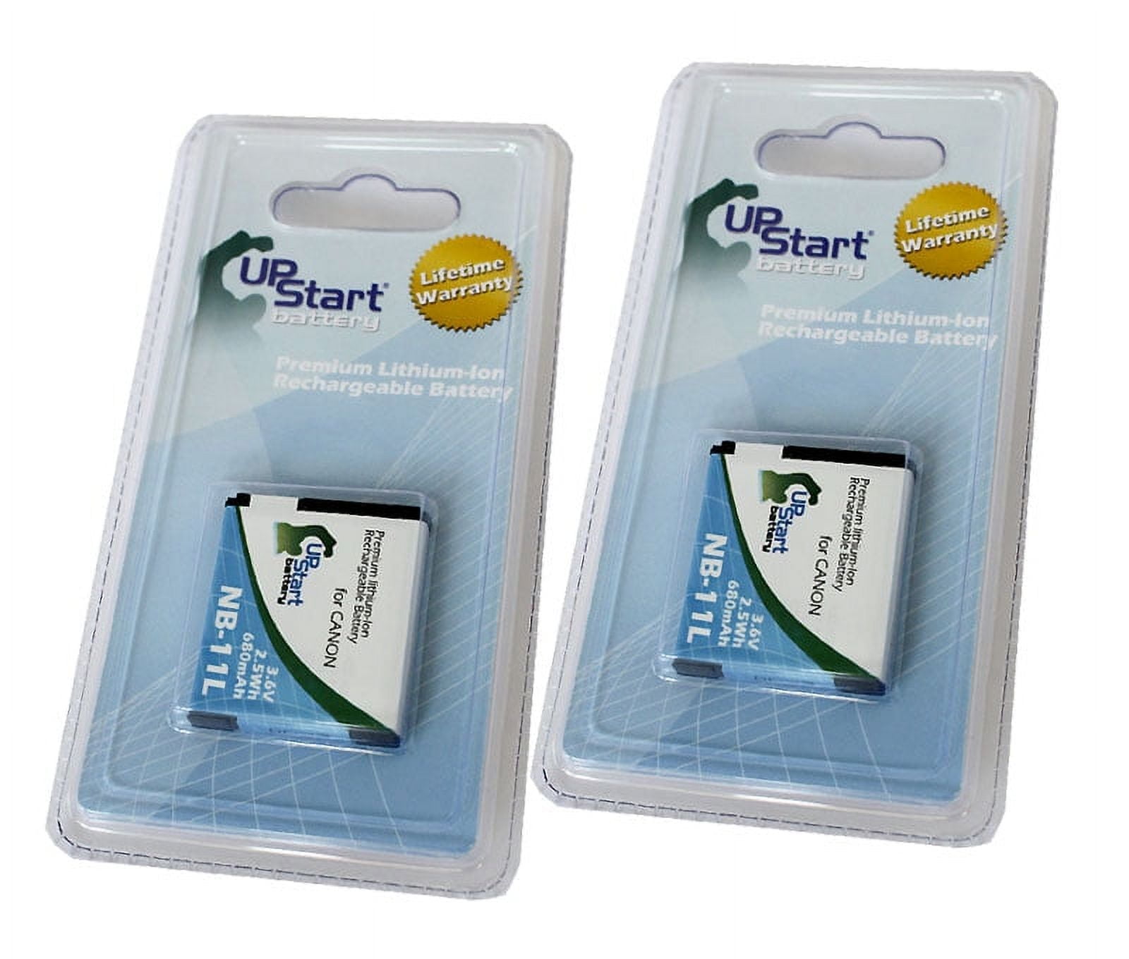 2x Pack - Canon IXUS 135 Battery - Replacement for Canon NB-11L Digital Camera Battery (680mAh, 3.6V, Lithium-Ion)