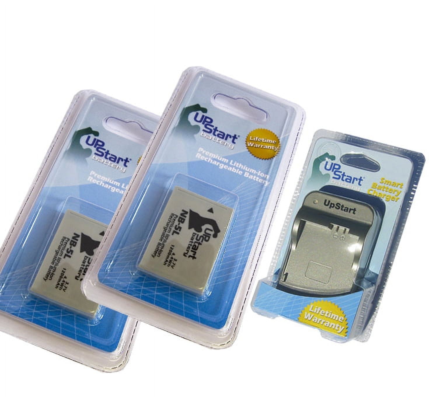 2x Pack - Canon PowerShot SX200 IS Battery + Charger - Replacement