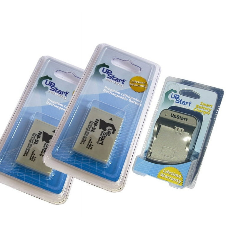 2x Pack - Canon PowerShot SX200 IS Battery + Charger - Replacement