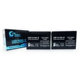 thumbnail image 1 of 2x Pack - Compatible Gruber Power Services 58-GPS-12-10F2 Battery - Replacement UB12100-S Universal Sealed Lead Acid Battery (12V, 10Ah, 10000mAh, F2 Terminal, AGM, SLA), 1 of 8