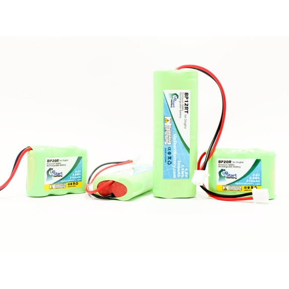 2x Pack - Dogtra 200 NCP Gold Transmitter and Receiver Battery - Replacement for Dogtra BP12RT and BP20R Dog Training Collar Battery