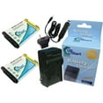 thumbnail image 1 of 2x Pack - Sony Cyber-shot DSC-WX300/R Battery + Charger with Car & EU Adapters - Replacement for Sony NP-BX1 Digital Camera Battery and Charger (1240mAh, 3.7V Lithium-Ion), 1 of 4
