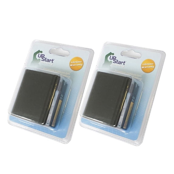 2x Pack - UpStart Battery Canon GL2 Battery - Replacement for Canon BP-970 Digital Camcorder Battery (7500mAh, 7.4V, Lithium-Ion)