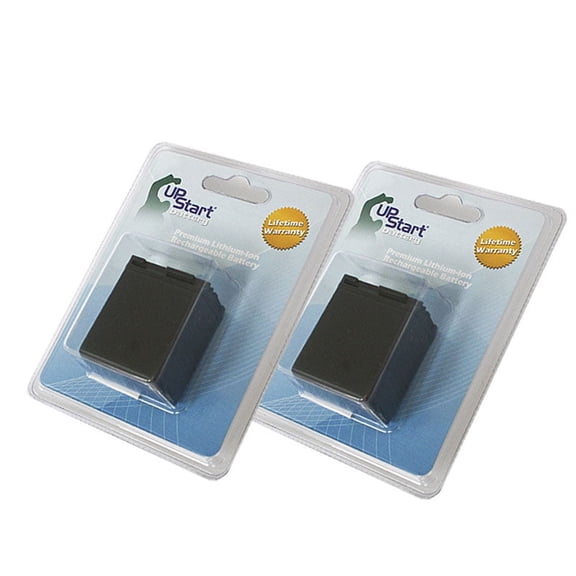 2x Pack - UpStart Battery Canon VIXIA HFS21 Battery - Replacement for Canon BP-827 Digital Camcorder Battery (Decoded, 3400mAh, 7.4V, Lithium-Ion)
