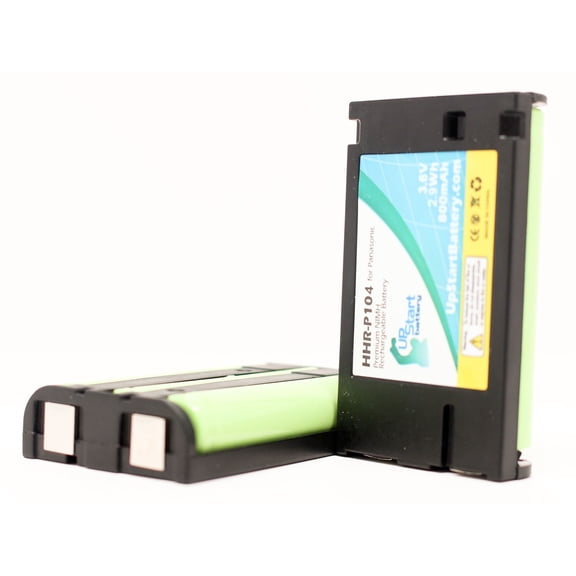 2x Pack - UpStart Battery GP GP85AAALH3BXZ Battery - Replacement for GP Cordless Phone Battery (800mAh, 3.6V, NI-MH)