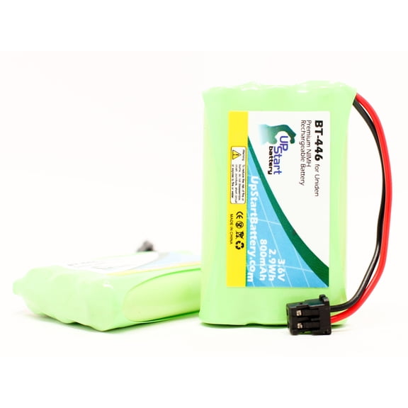2x Pack - UpStart Battery RadioShack 43-113 Battery - Replacement for RadioShack Cordless Phone Battery (800mAh, 3.6V, NI-MH)